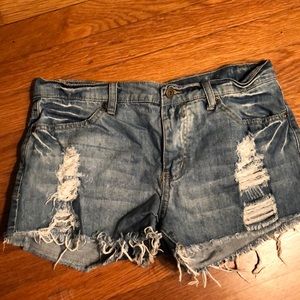 Jean shorts